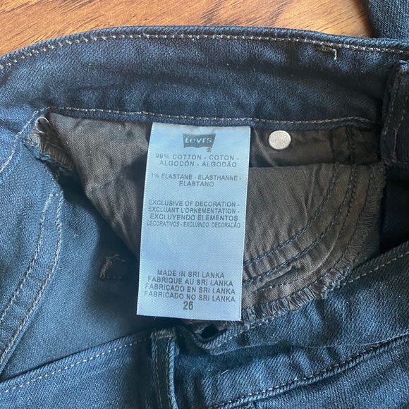 Levi Legging Jeans Dark Navy Blue - jeggings - Picture 6 of 8